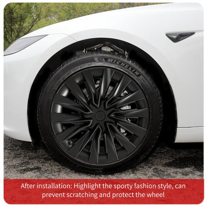 18'' Turbine Style Wheel Cover Hubcap for Tesla Model 3 Highland 2023-2025 Year