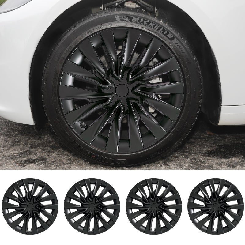 18'' Turbine Style Wheel Cover Hubcap for Tesla Model 3 Highland 2023-2025 Year