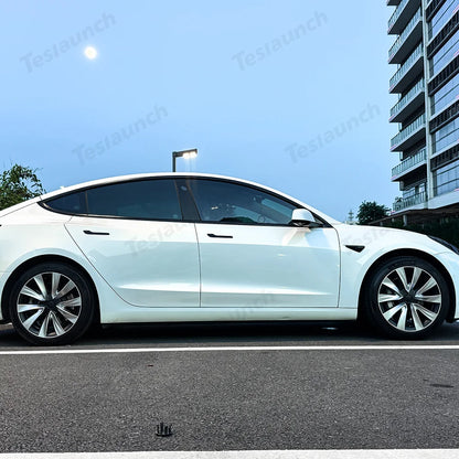 18'' Aero Hubcaps Wheel Covers for Tesla Model 3 (2017–2023) – Helix 2.0 Style (Set of 4)