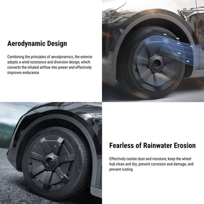 19' Wheel Covers Cybertruck Style for Tesla Model Y (4PCS)