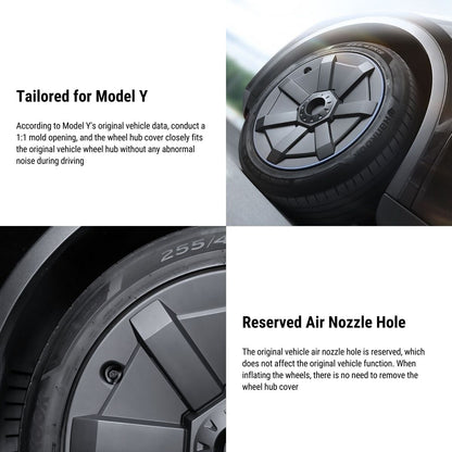 19' Wheel Covers Cybertruck Style for Tesla Model Y (4PCS)