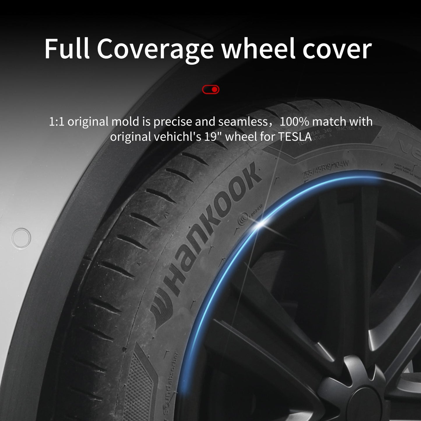 19'' Arachnid Style Wheel Cover for Tesla Model S/Y