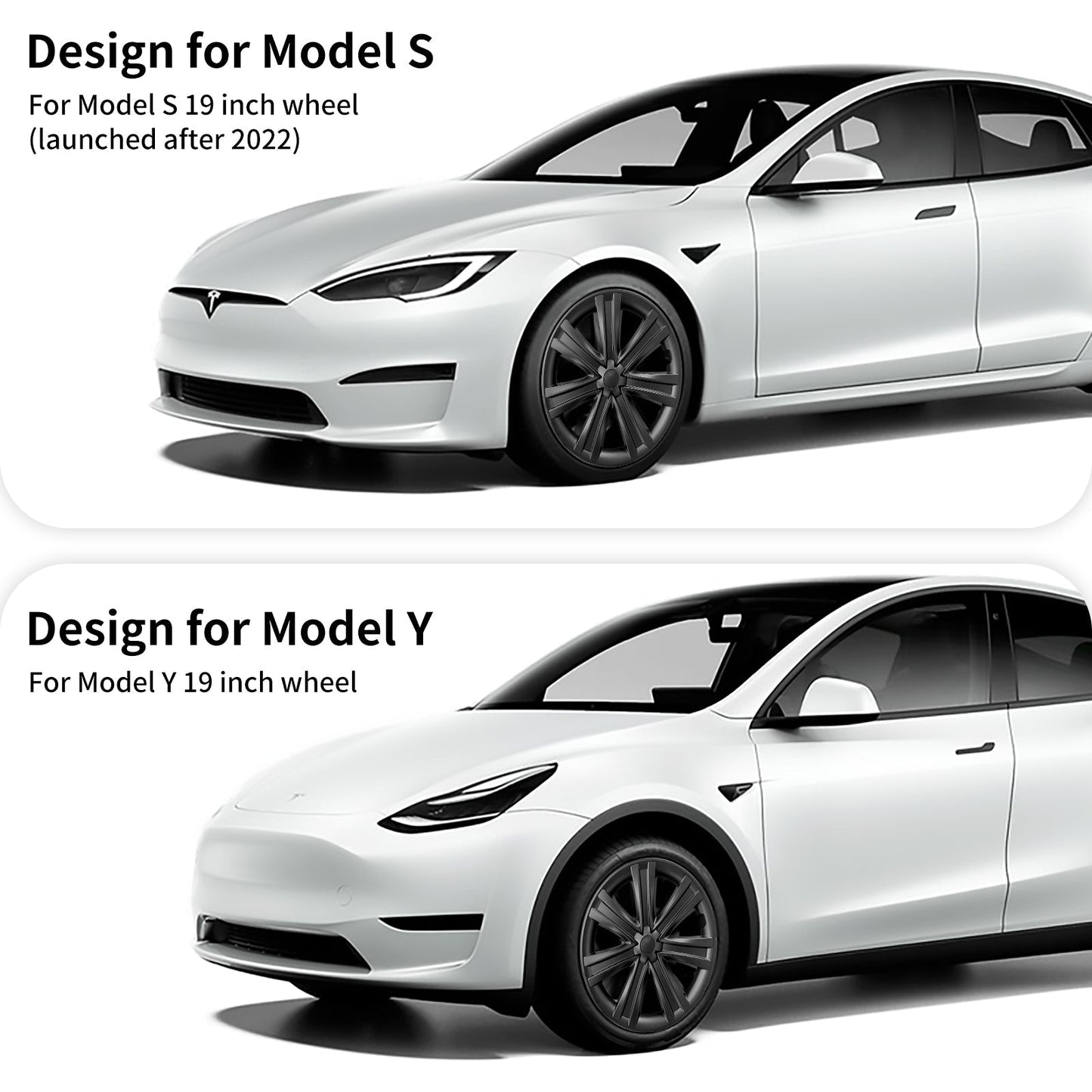 19'' Arachnid Style Wheel Cover for Tesla Model S/Y