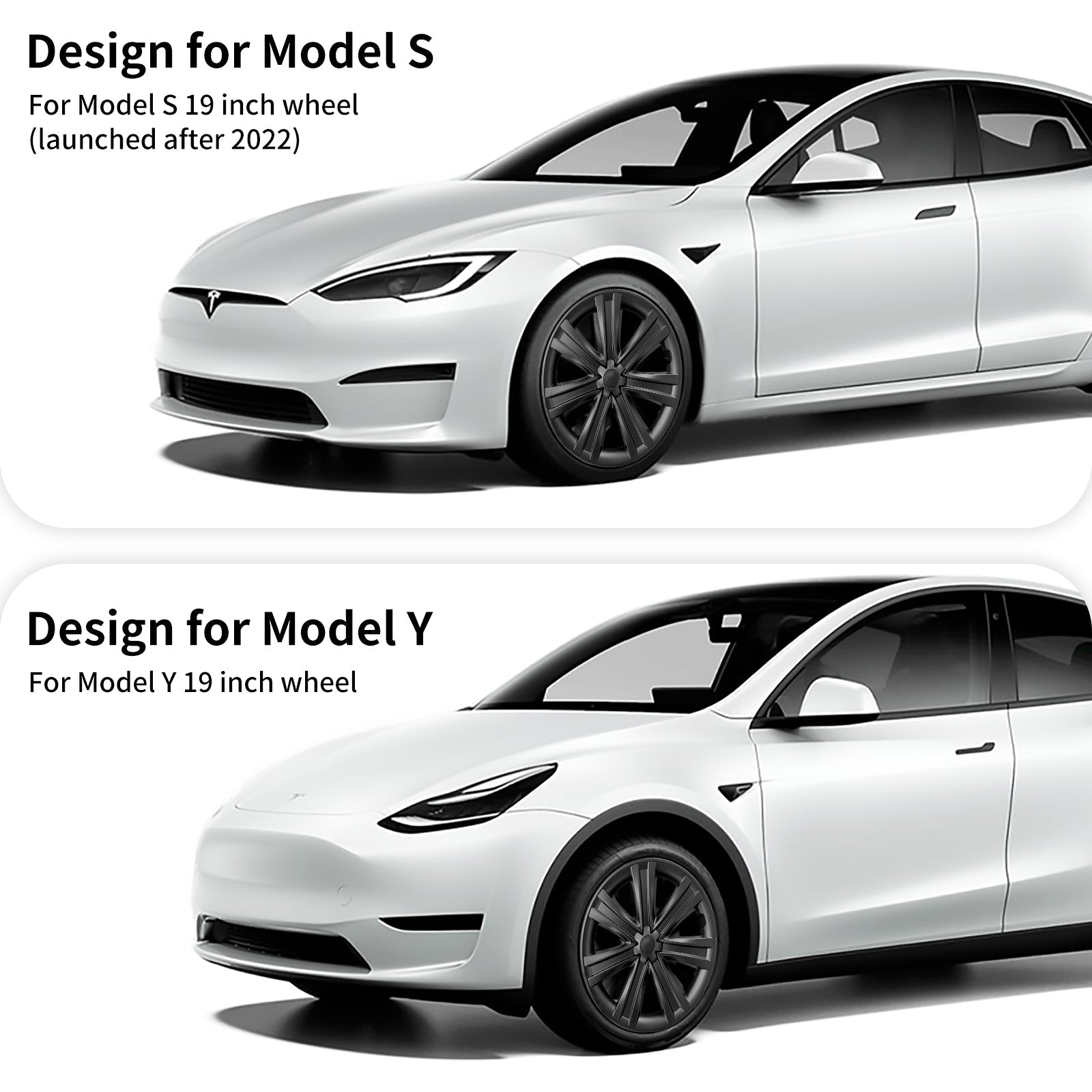19'' Arachnid Style Wheel Cover for Tesla Model S/Y