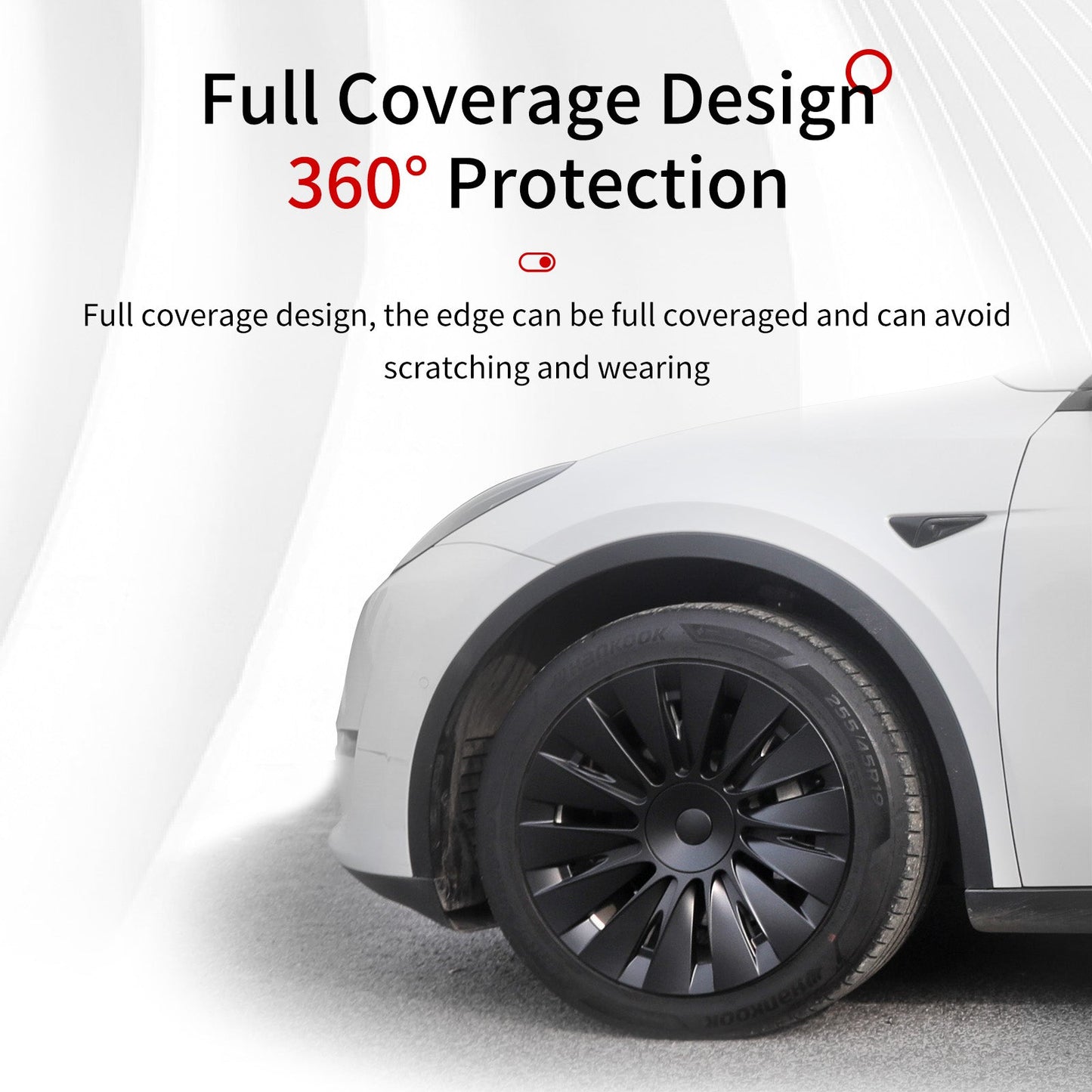 19'' Blade Style Wheel Cover for Tesla Model Y 2020-2024 Year