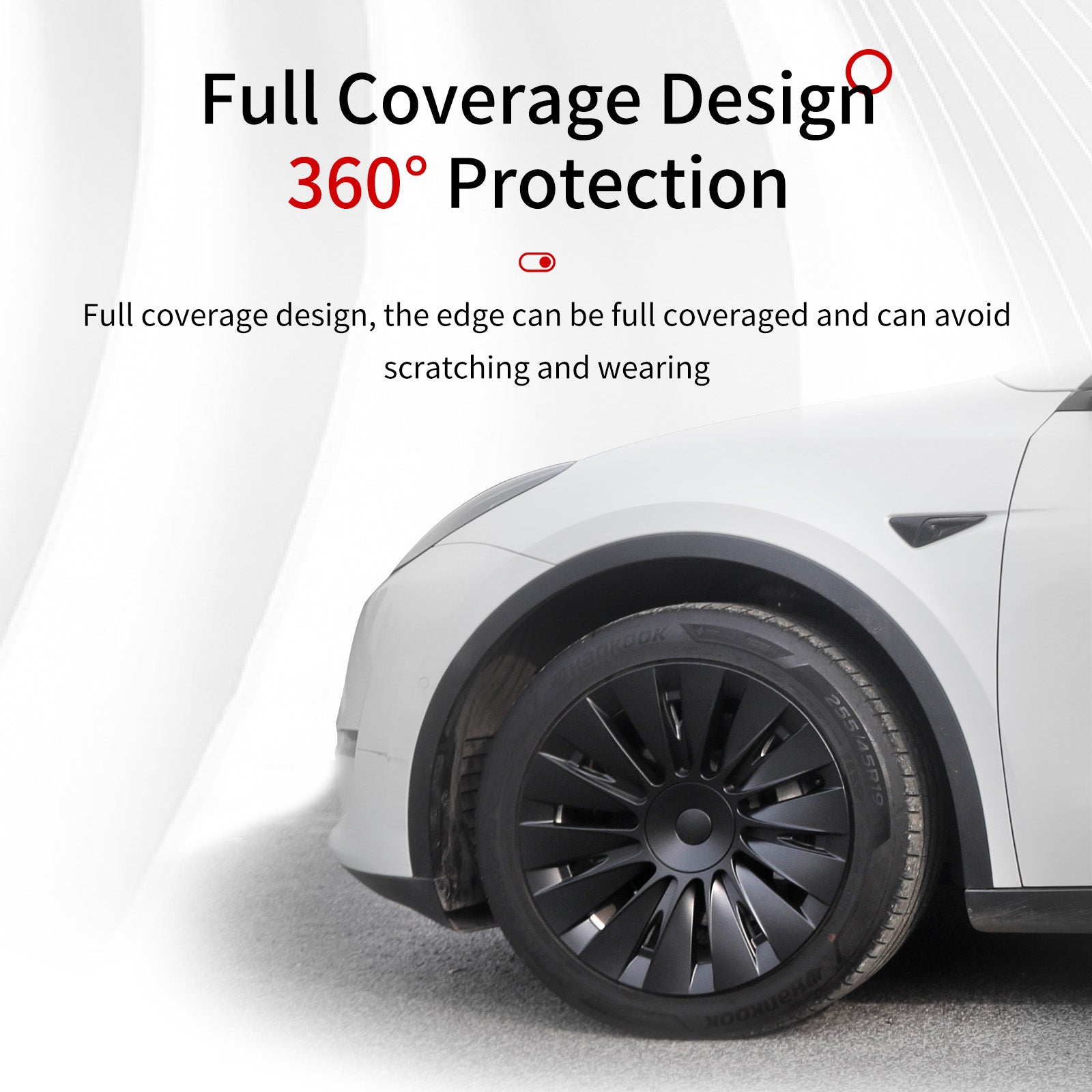 19'' Blade Style Wheel Cover for Tesla Model Y 2020-2024 Year
