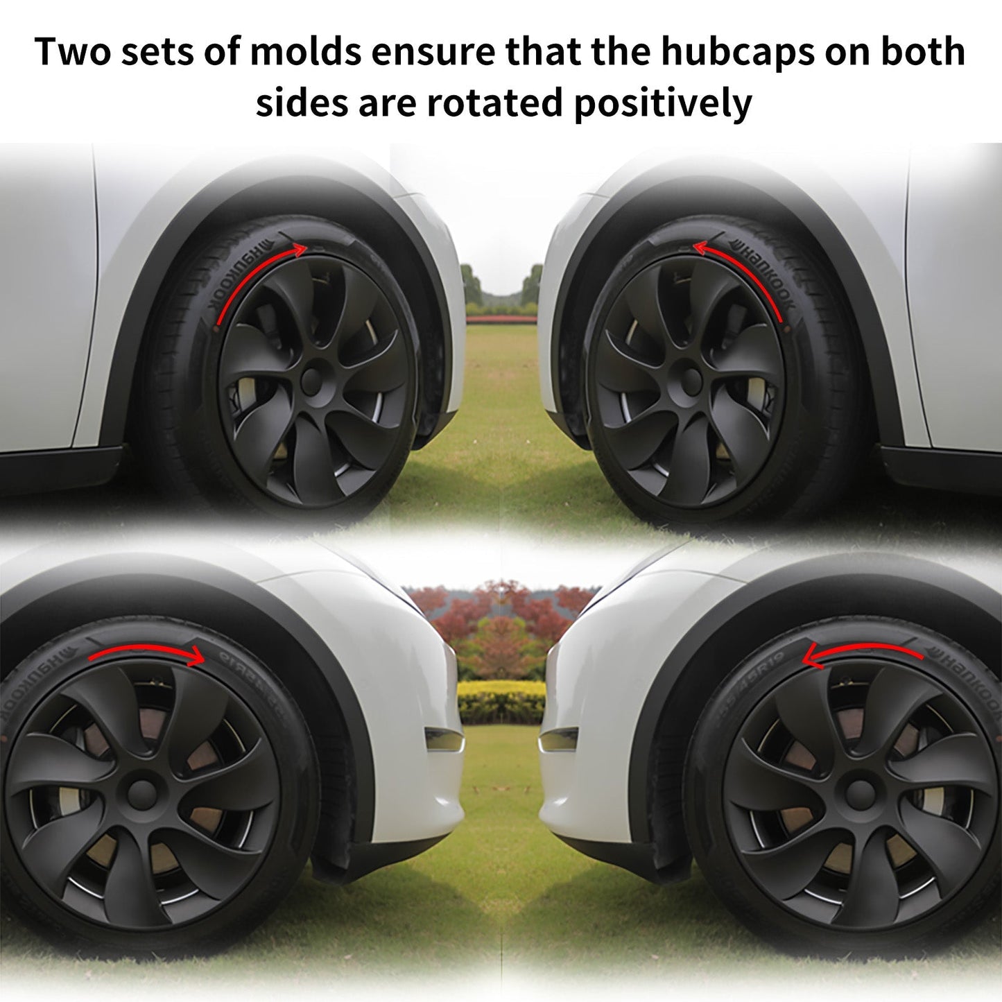 19'' Cyclone Style Wheel Cover for Tesla Model Y 2020-2024 Year