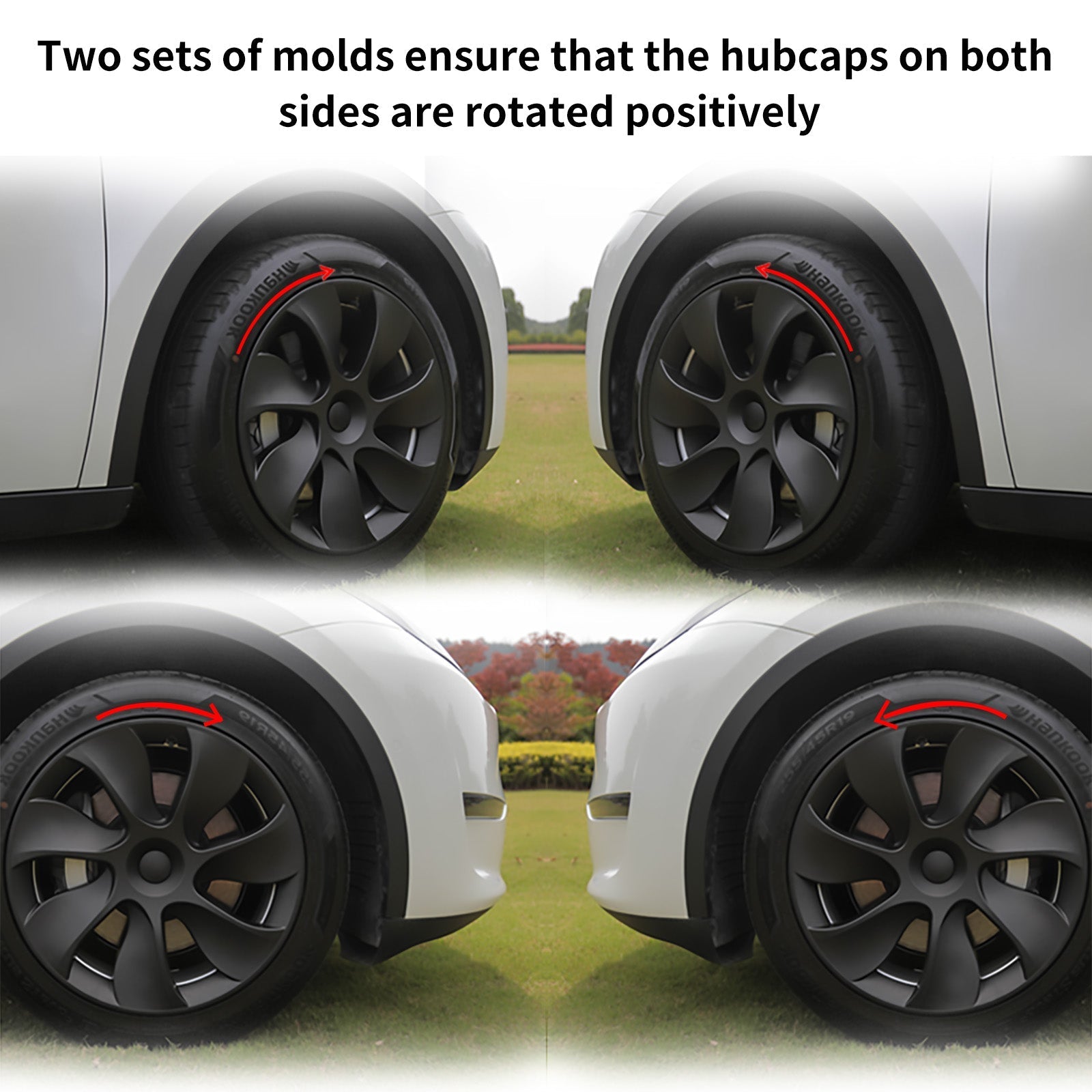 19'' Cyclone Style Wheel Cover for Tesla Model Y 2020-2024 Year