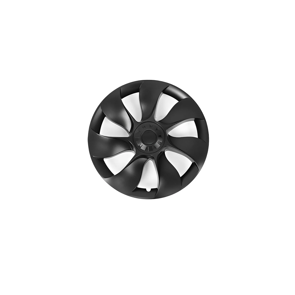 Model Y Uberturbine Style Wheel Hub Caps - Performance Wheel HubCaps (1 Pc) Model Y 19" (1 Pc) Matte Black