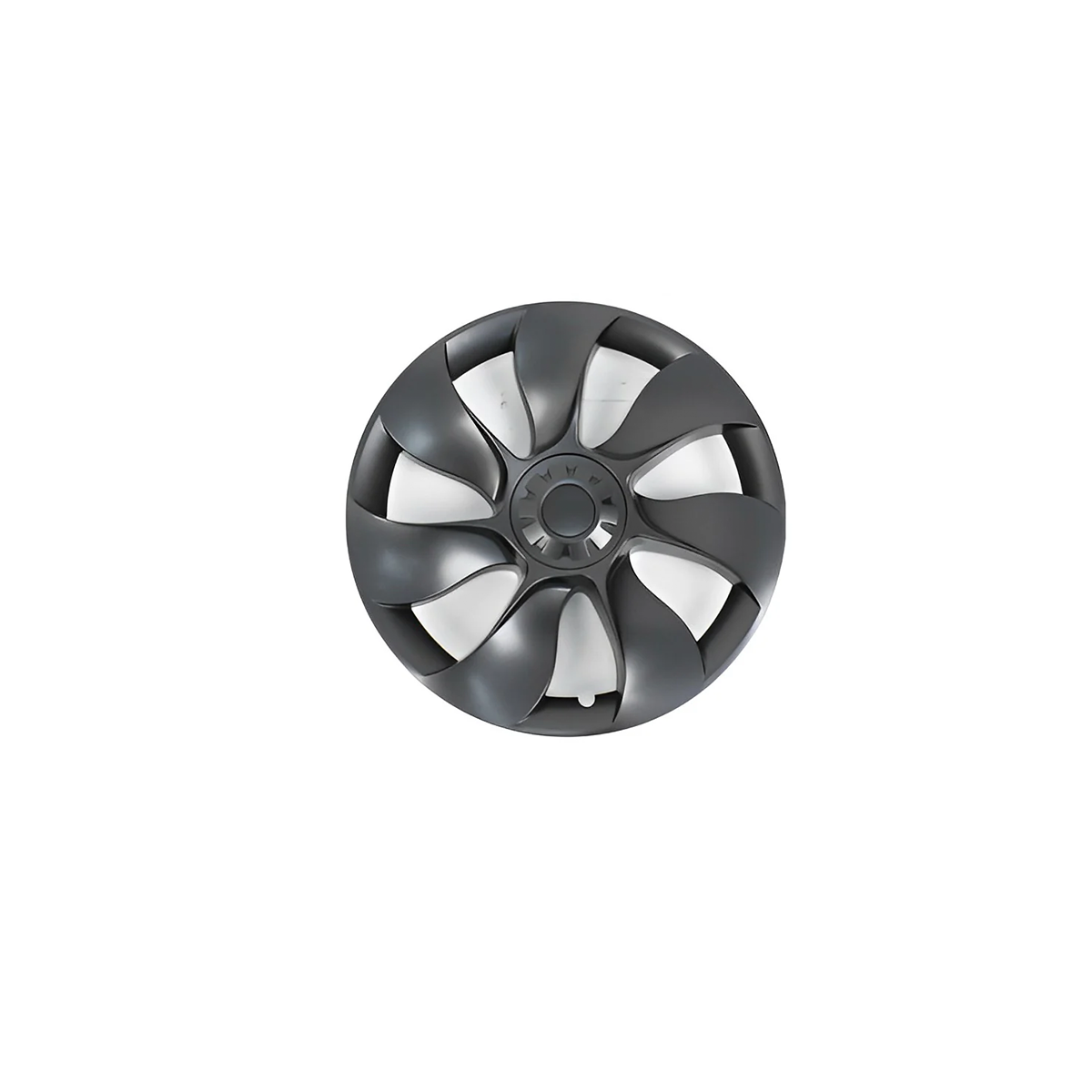 Model Y Uberturbine Style Wheel Hub Caps - Performance Wheel HubCaps (1 Pc) Model Y 19" (1 Pc) Matte Grey