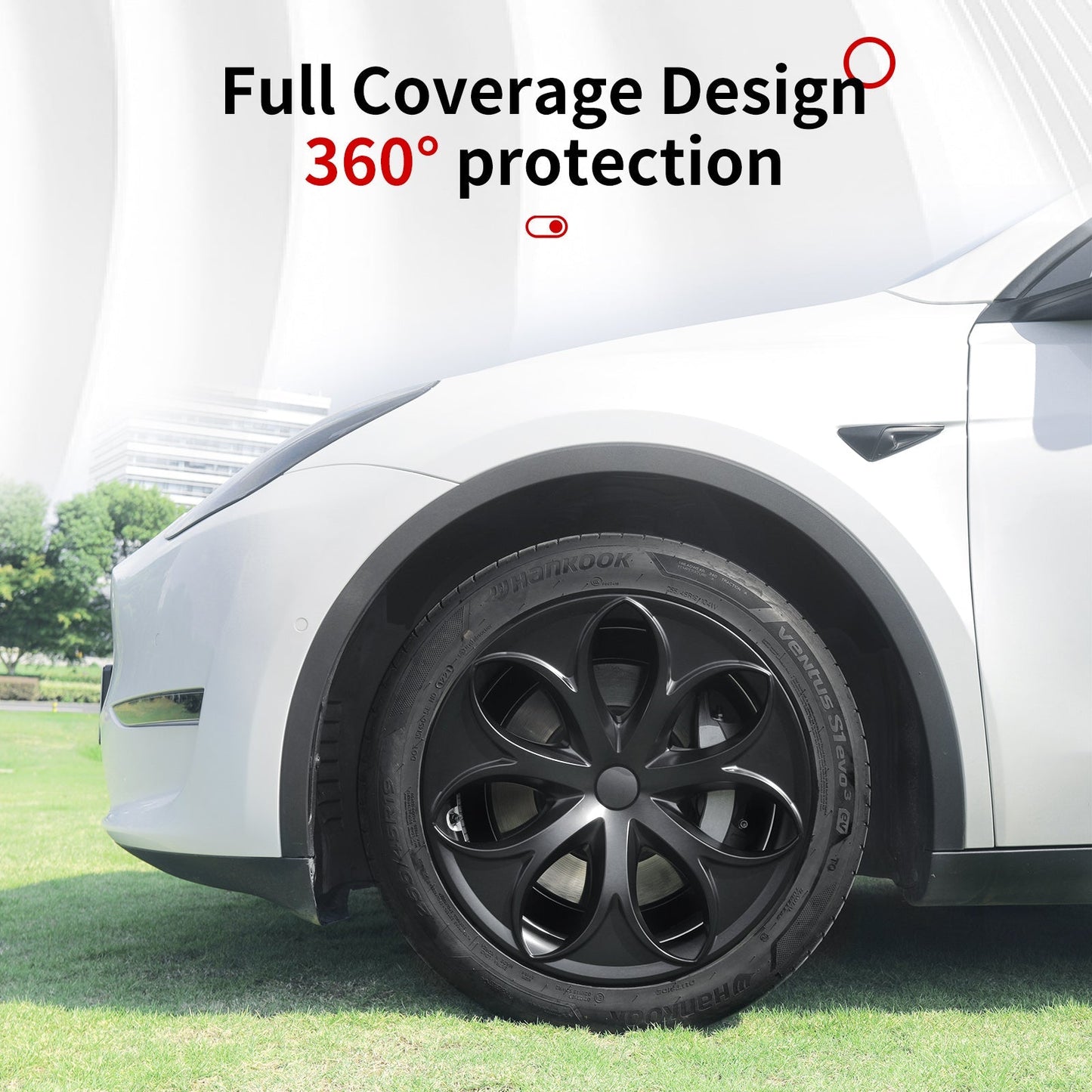 19'' Petal Style Wheel Cover for Tesla Model Y 2020-2024 Year