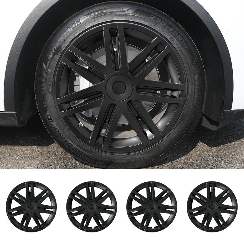 19'' Star Style Wheel Cover Full Coverage Hubcap for Tesla Model Y 2020-2024 Year