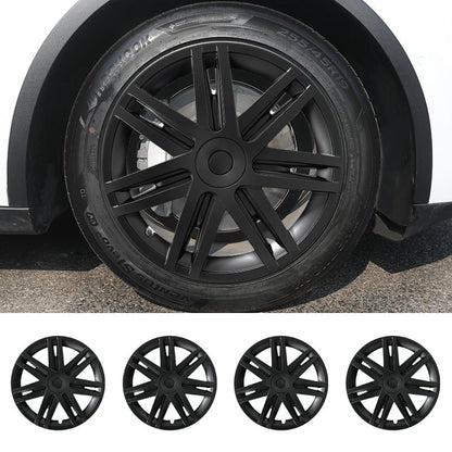 19'' Star Style Wheel Cover Full Coverage Hubcap for Tesla Model Y 2020-2024 Year