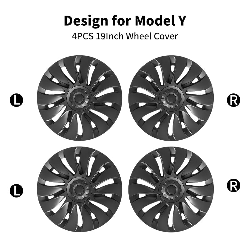 19'' Storm Style Wheel Cover for Tesla Model Y 2020-2024 Year