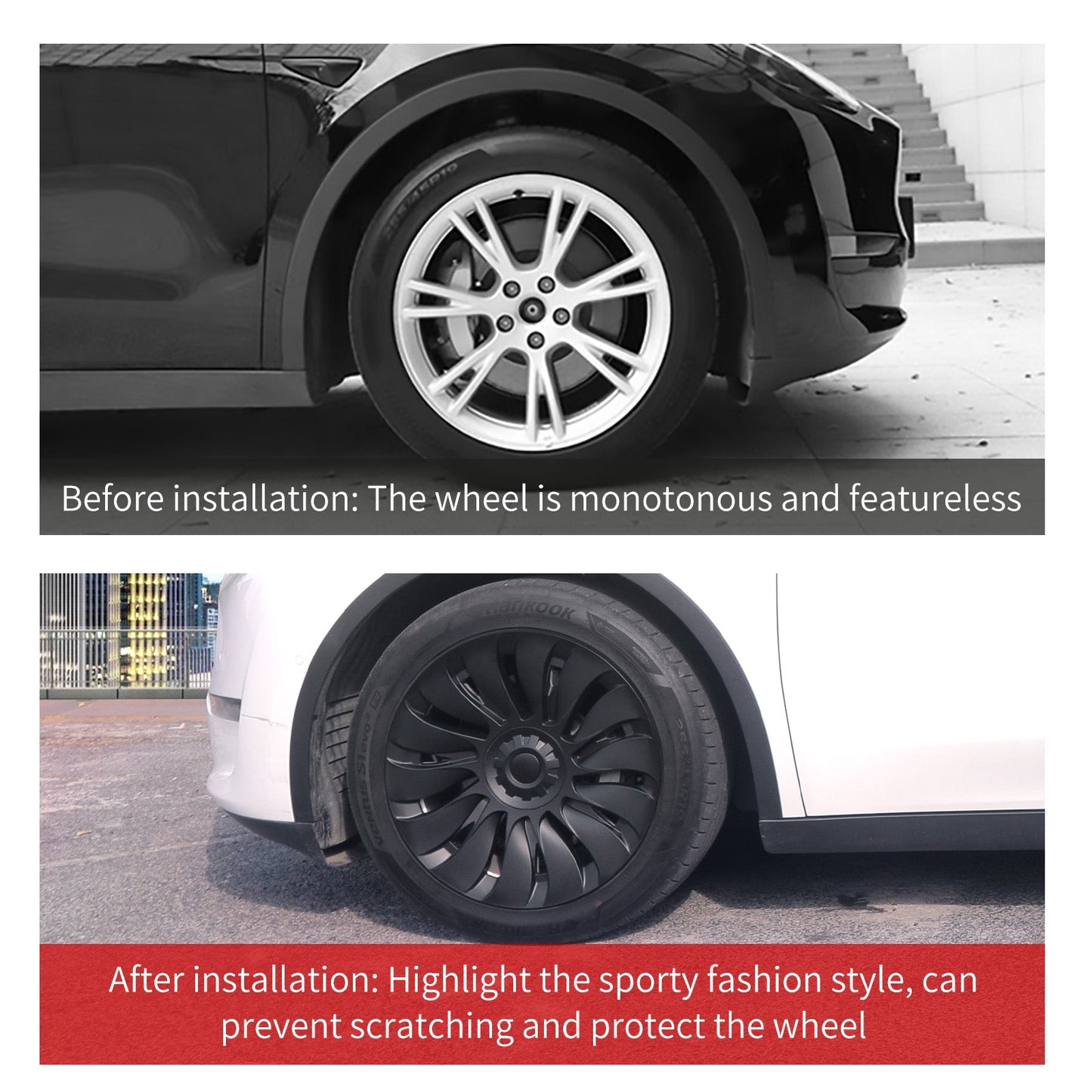 19'' Storm Style Wheel Cover for Tesla Model Y 2020-2024 Year
