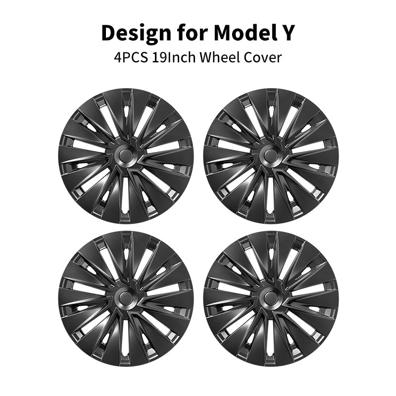 19'' Turbine Style Wheel Cover for Tesla Model Y 2020-2024 Year
