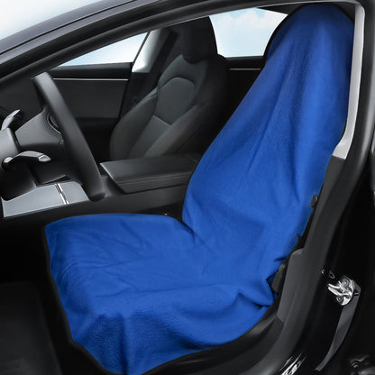 Machine Washable Waterproof Towel Seat Cover Protector - Fits All Cars Front Seat (1 Pc) Blue