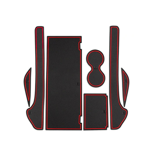Model X Cup Door Slot Mat 7 pieces/set for Tesla(2017-2020)