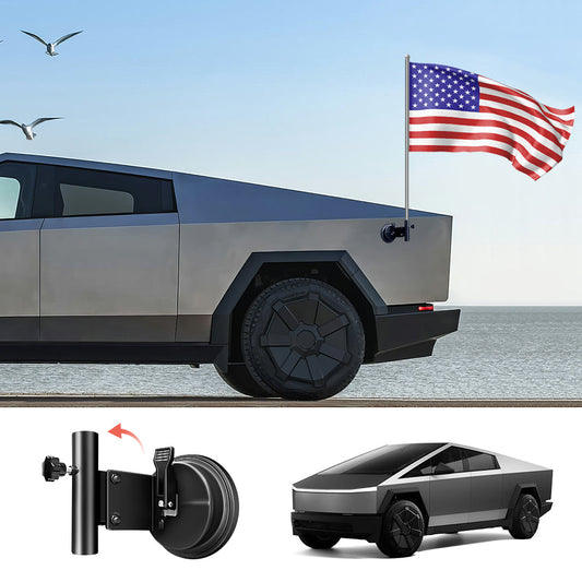 Flag Pole Holder for Tesla Cybertruck Adjustable Angle Holder