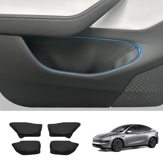 4-Piece Door Storage Liner Set for Tesla Model Y Juniper 2025+