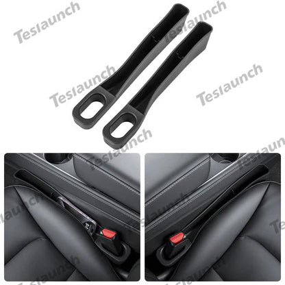 Seat Gap Storage Box for Tesla 2017-2024 Model 3/Y Black