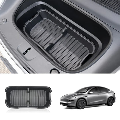 Front & Rear Trunk Organizer Bins for Tesla Model Y Juniper 2025+ Front Trunk Organizer Bin