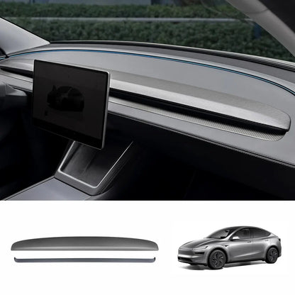 [Real Carbon Fiber] Dashboard Vent Trim for Tesla Model Y Juniper 2025+ Full Set (Upper + Lower)-2PCS Matte Carbon Fiber