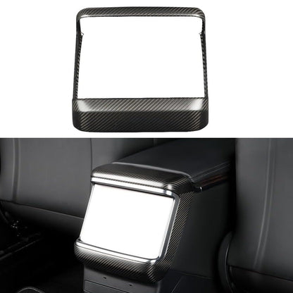 [Real Carbon Fiber] Rear AC Vent Cover for Tesla Model S/X 2022+ Matte Carbon Fiber
