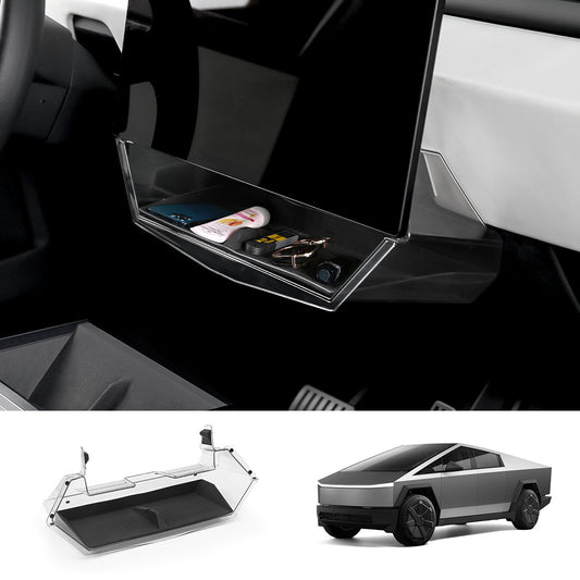 Under Central Control Screen Hidden Storage Box for Cybertruck