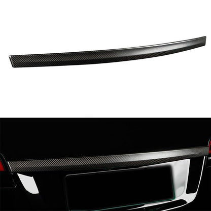 [Real Carbon Fiber] Rear Tailgate Trim Strip Cover for Model S 2022+ Matte Carbon Fiber