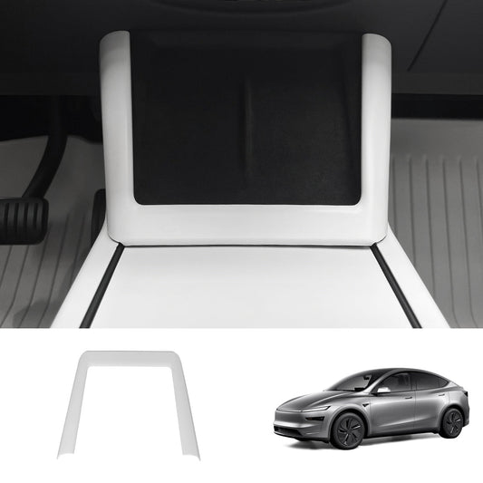Center Console Wireless Charging Trim (ABS) for Tesla Model Y Juniper 2025+ Matte White