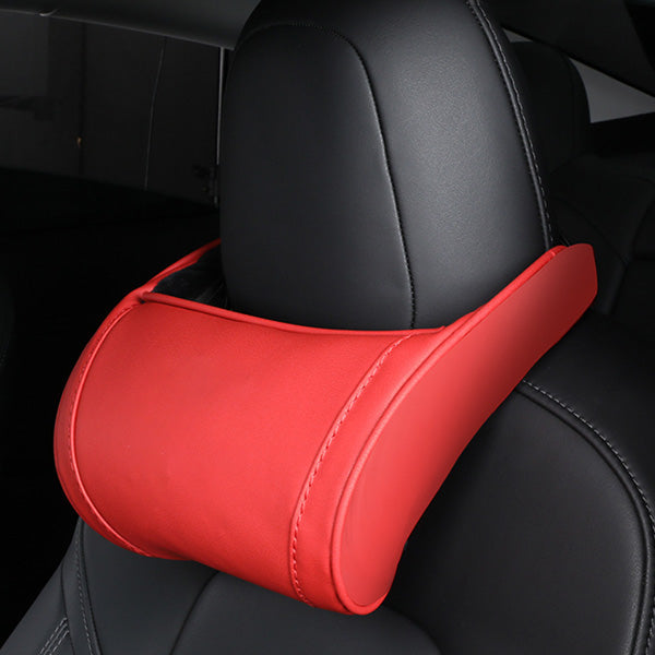 Neck Support Pillow for Tesla Accessories - Model S/X/3/Y Red 1 PC