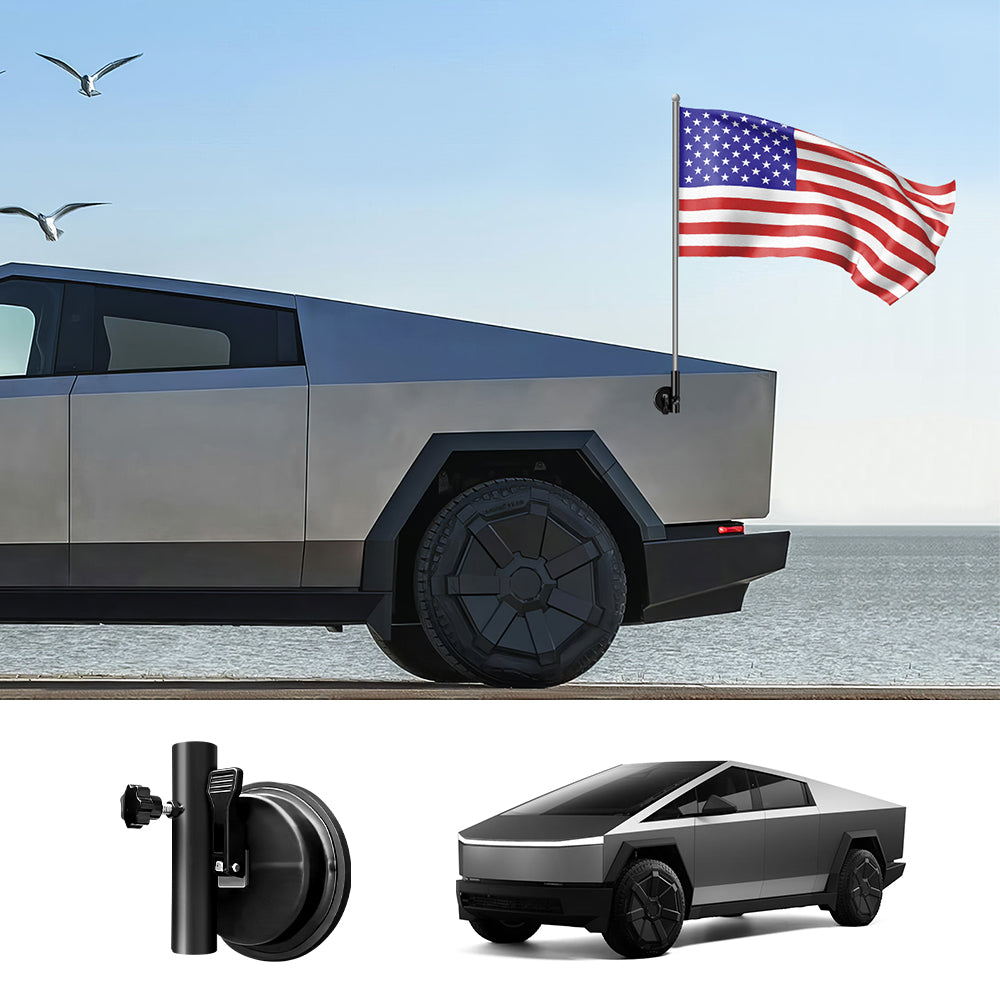 Flag Pole Holder for Tesla Cybertruck Fixed Angle Holder