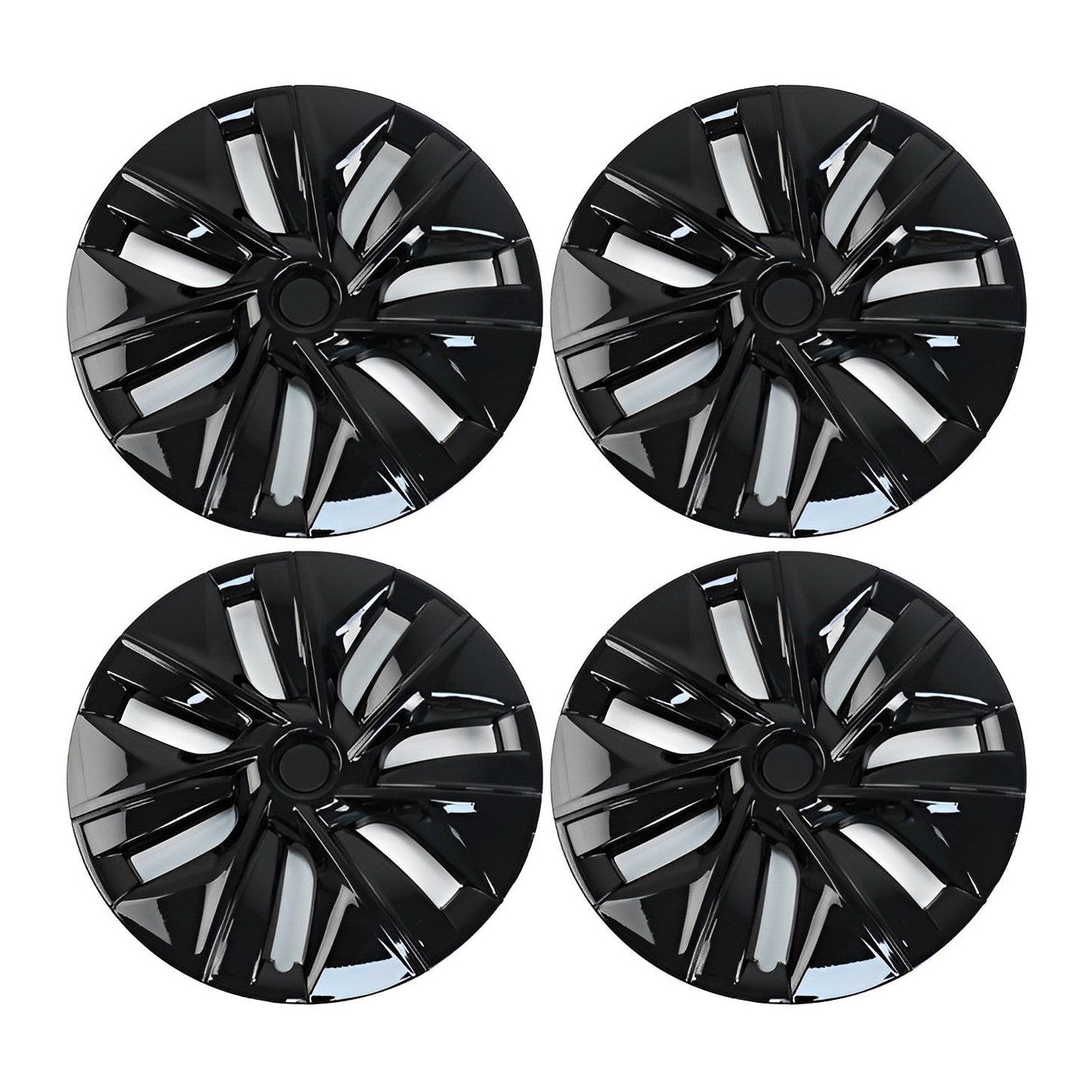 Model Y 19" OEM Upgrade Style Wheel Hubcaps (4 Pcs) Glossy Black