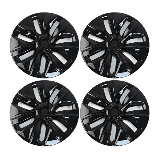 Model Y 19" OEM Upgrade Style Wheel Hubcaps (4 Pcs) Glossy Black