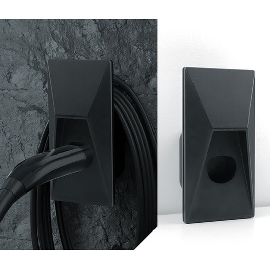 Cybertruck Style Waterproof Charger Organizer for Tesla Model 3/Y/S/X North American Standard Tesla (NACS) Black