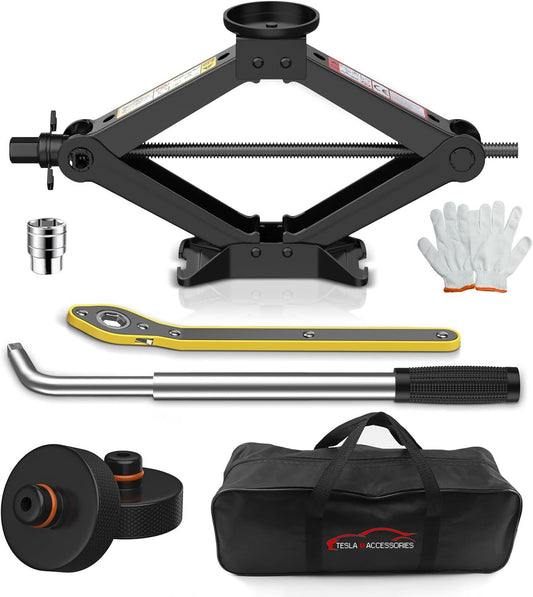 2.5 Ton Car Jack for Tesla Model Y/3/S/X Wheel Repair Tire Changing Kits