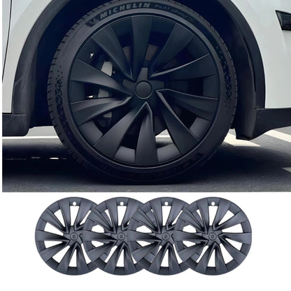 Helix 2.0 Style Wheel Hubcaps (Set of 4) for Tesla 2025+ Model Y Juniper 20''