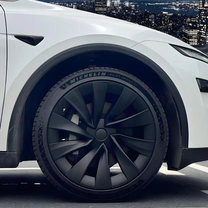 Helix 2.0 Style Wheel Hubcaps (Set of 4) for Tesla 2025+ Model Y Juniper 20''