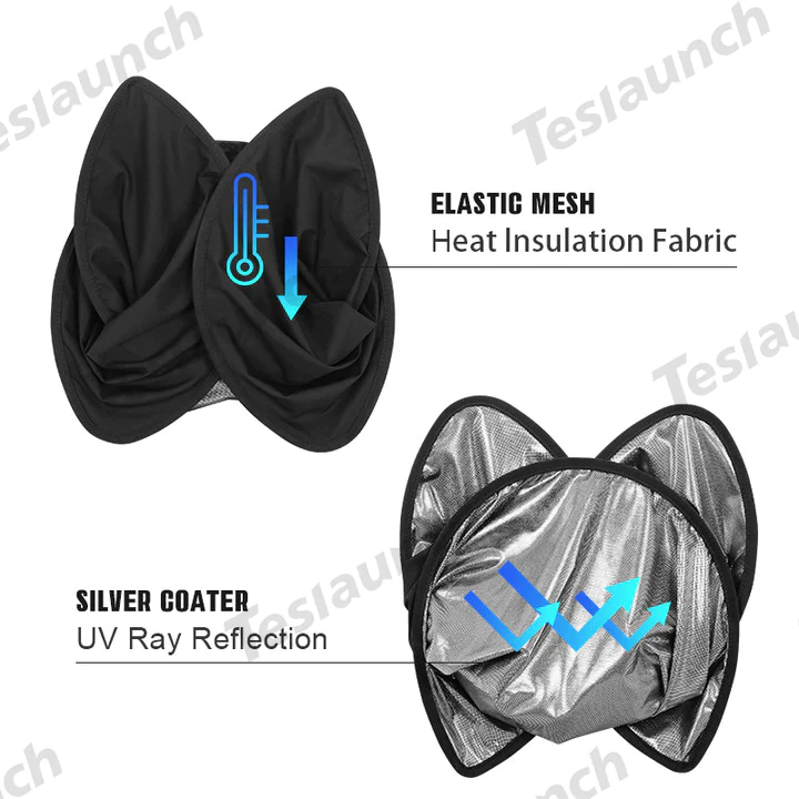 Upgrade Built-in Reflective Sunroof Sunshade for Model Y / Model 3