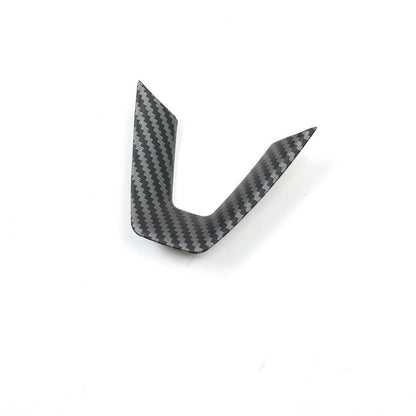 Steering Wheel U-Shaped Cover for Tesla Model Y Juniper 2025+ Matte Carbon Fiber