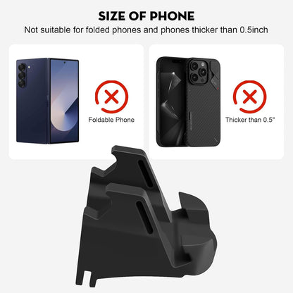 Dashboard TPE Phone Holder For Tesla Model 3 Highland 2024+/ Model Y Juniper 2025+