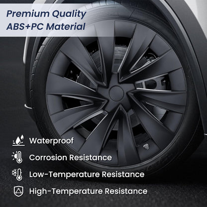 Helix 2.0 Style Wheel Hubcaps (Set of 4) for Tesla 2025+ Model Y Juniper 20''