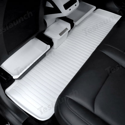 White TPE All Weather Floor Mat for Tesla Model 3/Y