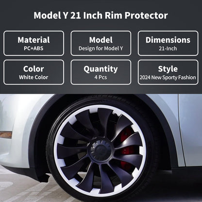 21" Wheel Hub Protection Ring for Tesla Model Y