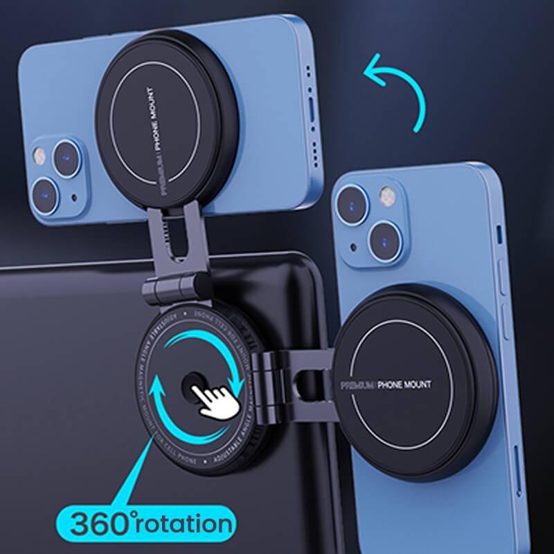 Foldaway Phone Mount Holder With MagSafe For Tesla Model 3/Y (2017-2025)