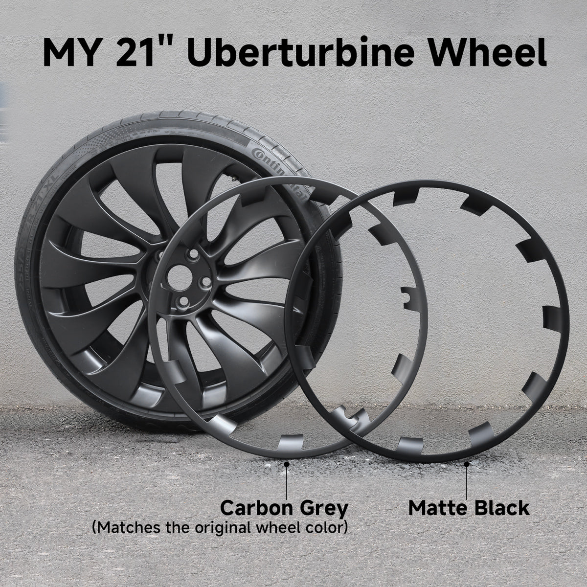 Model Y Rim Protector for 21'' Uberturbine and 20'' Induction Wheel Ultimate Protection Refreshed Wheels(4 Pack)