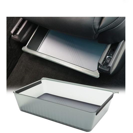 Underseat Storage Box Hidden Organizer Tray Bin for Tesla Model X