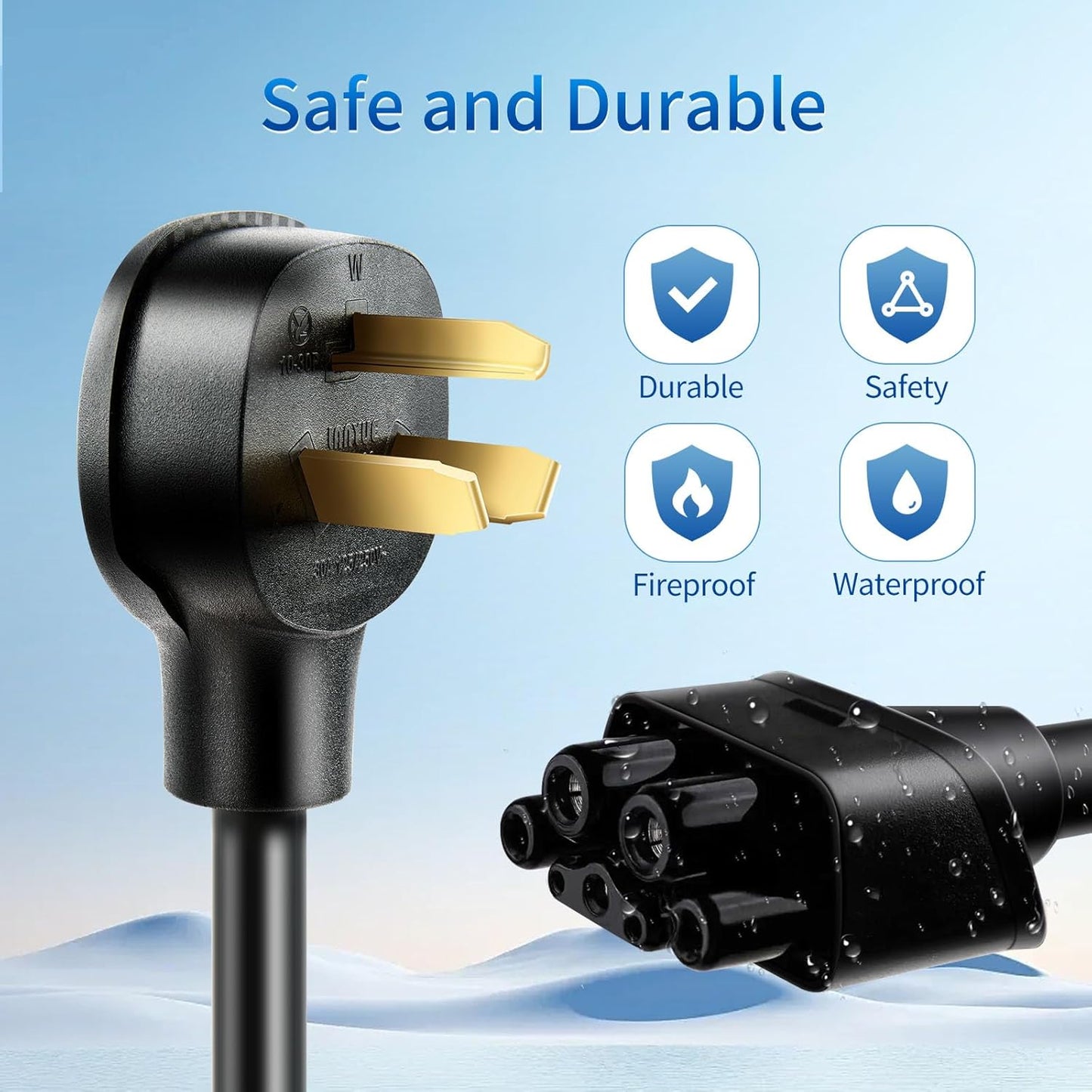 240V 32 AMP NEMA 10-30 Adapter Gen 2 fast Charging for Tesla Model S/3/X/Y