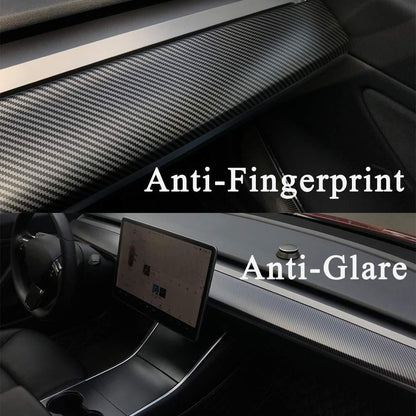Model 3 & Y Dashboard Cover (Carbon Fiber Pattern ABS) (2017-2023)